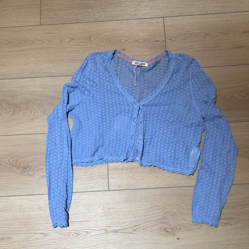 Boden Blue Women's Cardigan Sweater